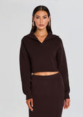Retta Sweater by SEROYA in Ash Brown, product image 1