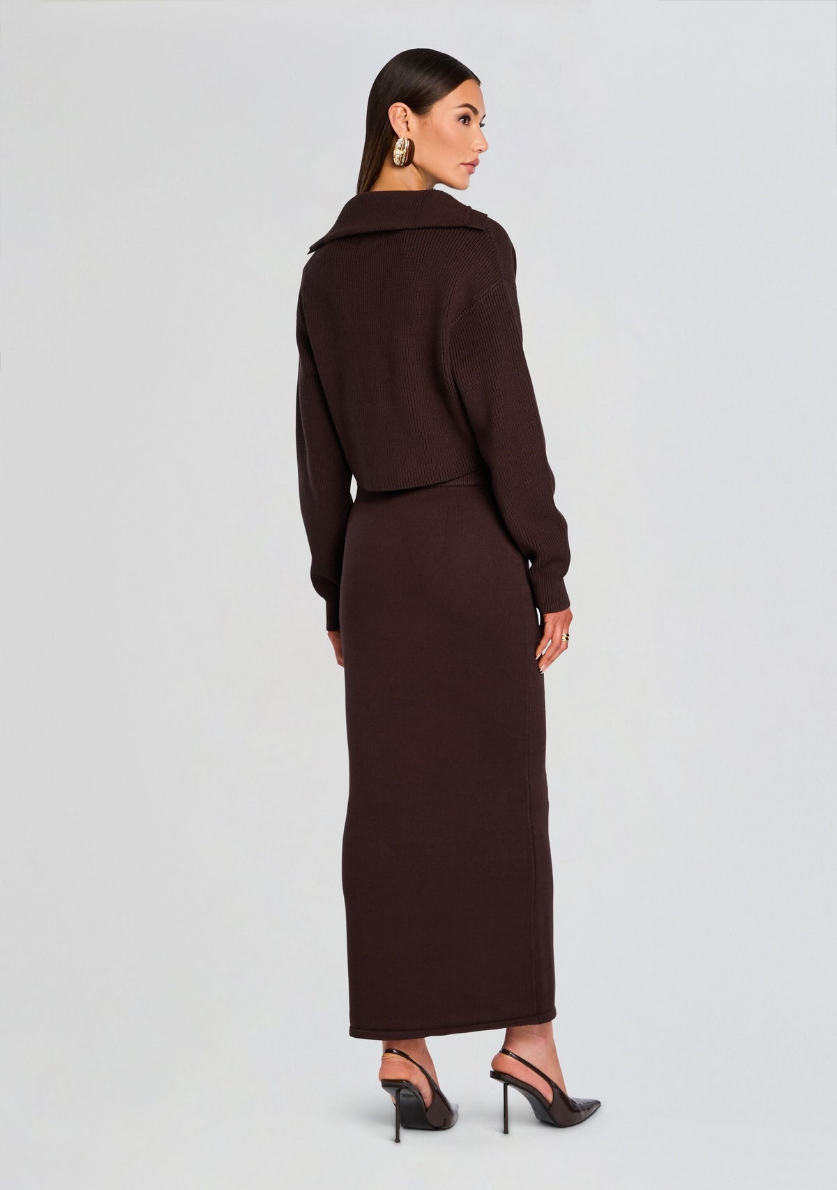Retta Sweater by SEROYA in Ash Brown, product image 4