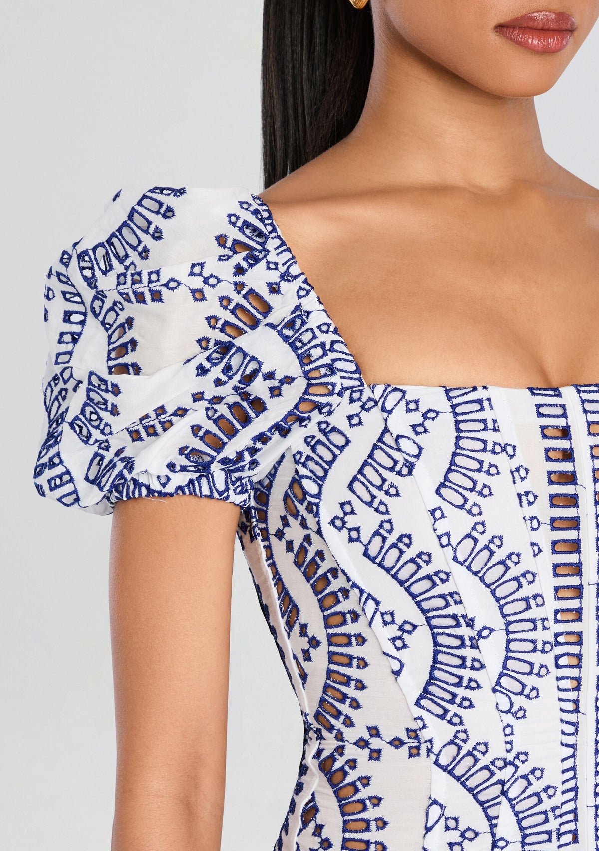 Mexik Short Dress by Charo Ruiz in Blue Klein, product image 2