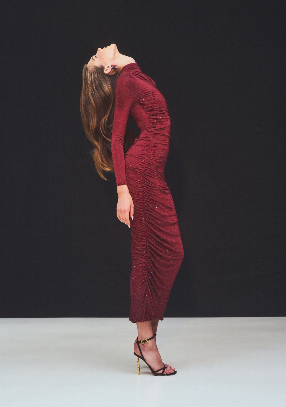 Mavy Dress by retrofête in Port, product image 2