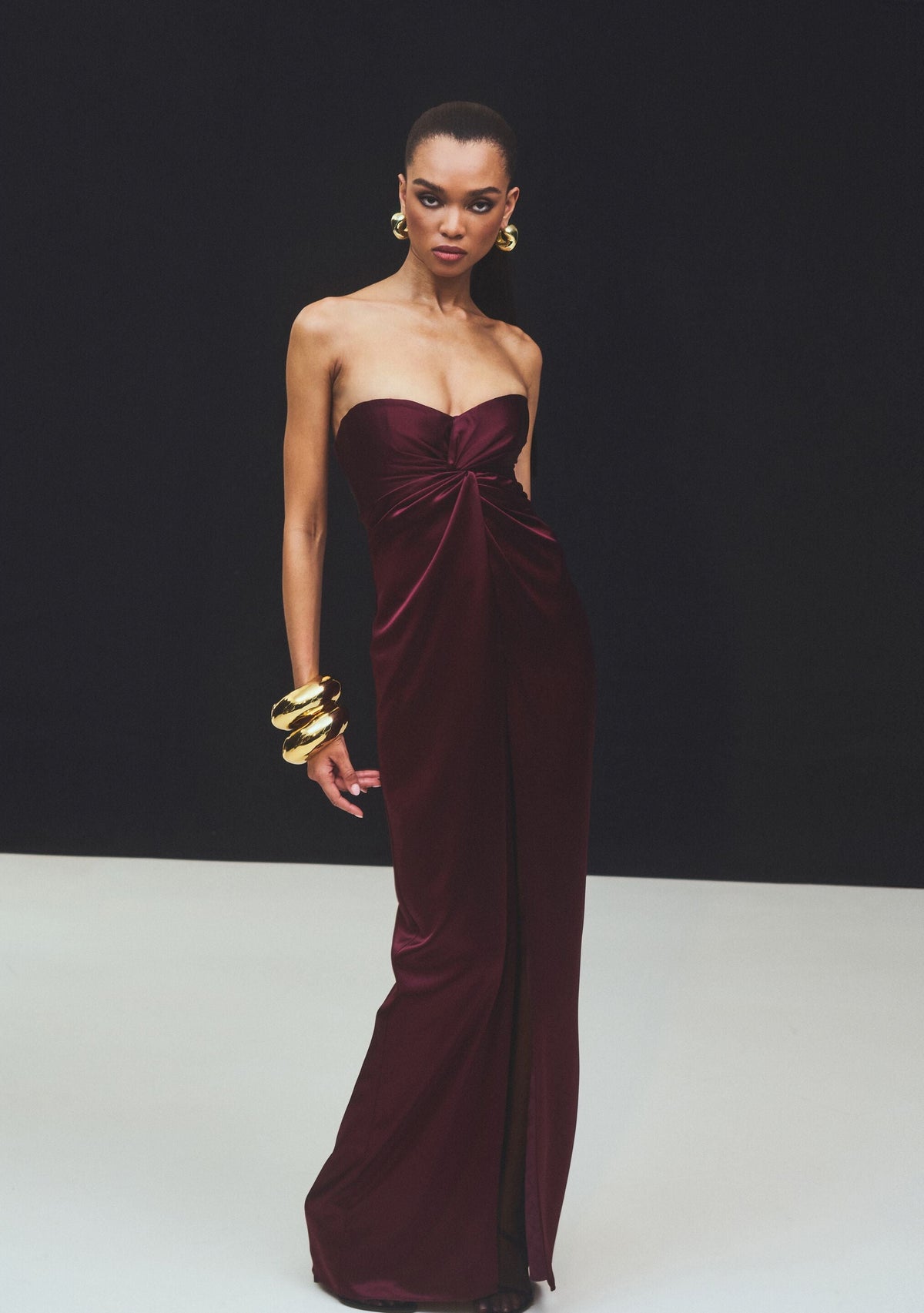 Olivine Dress by retrofête in Port, product image 2