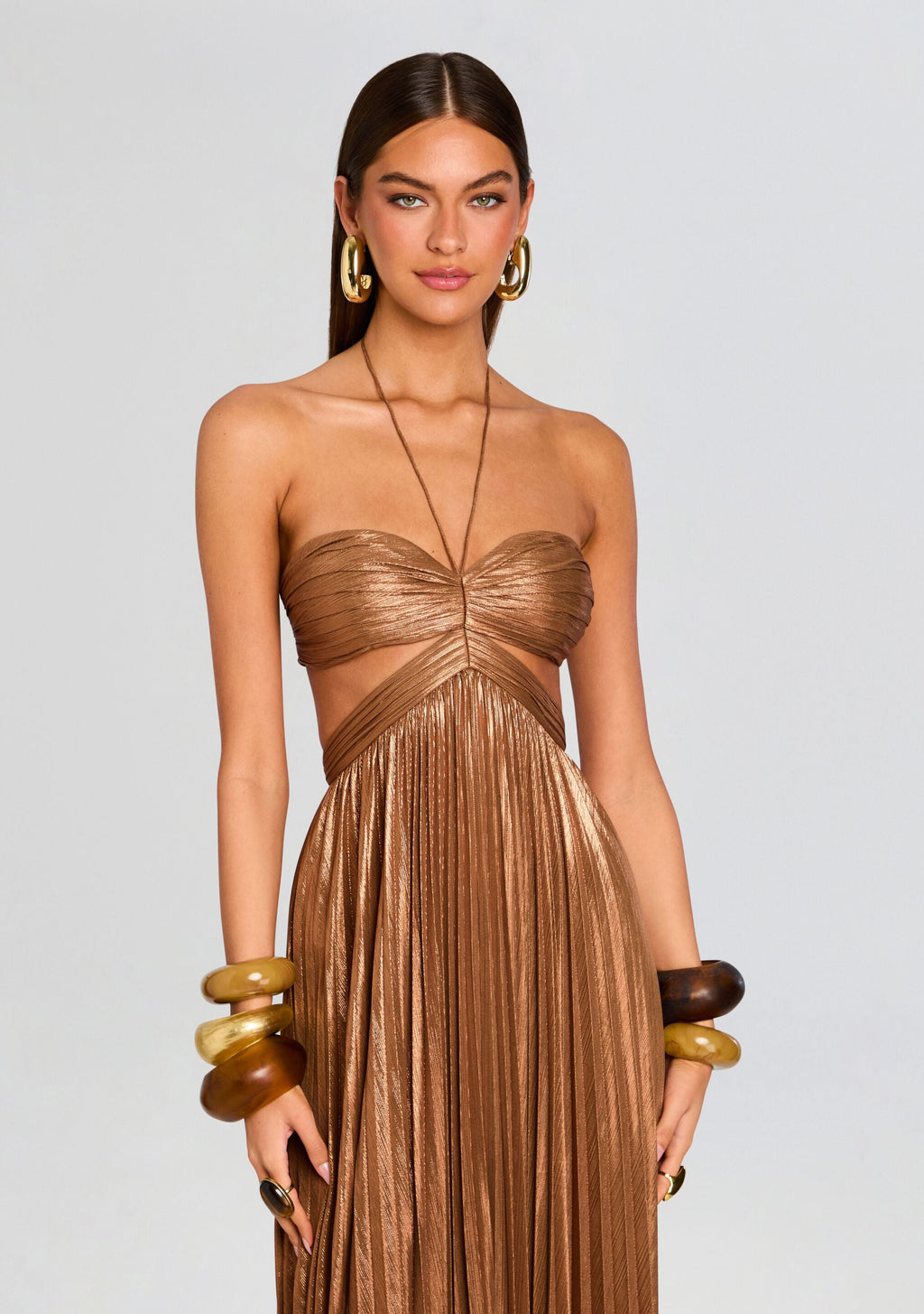 Keira Dress by retrofête in Sepia, product image 5