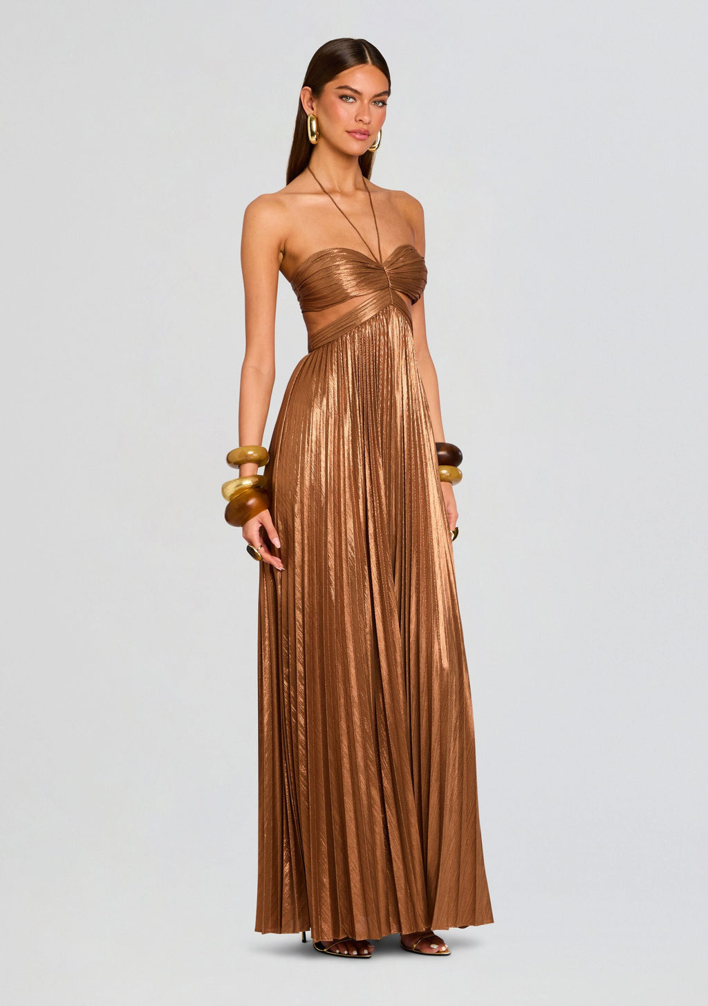 Keira Dress by retrofête in Sepia, product image 3