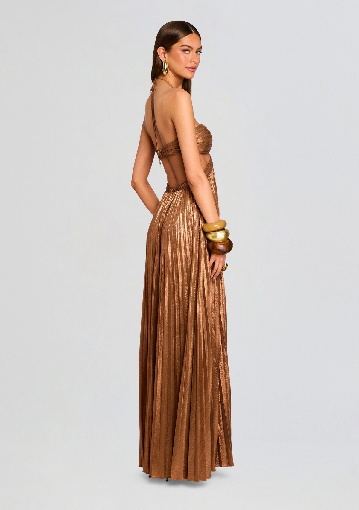 Keira Dress by retrofête in Sepia, product image 4