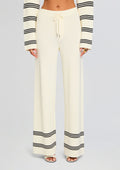 Poe Pant by SEROYA in Eggshell/ Black, product image 1