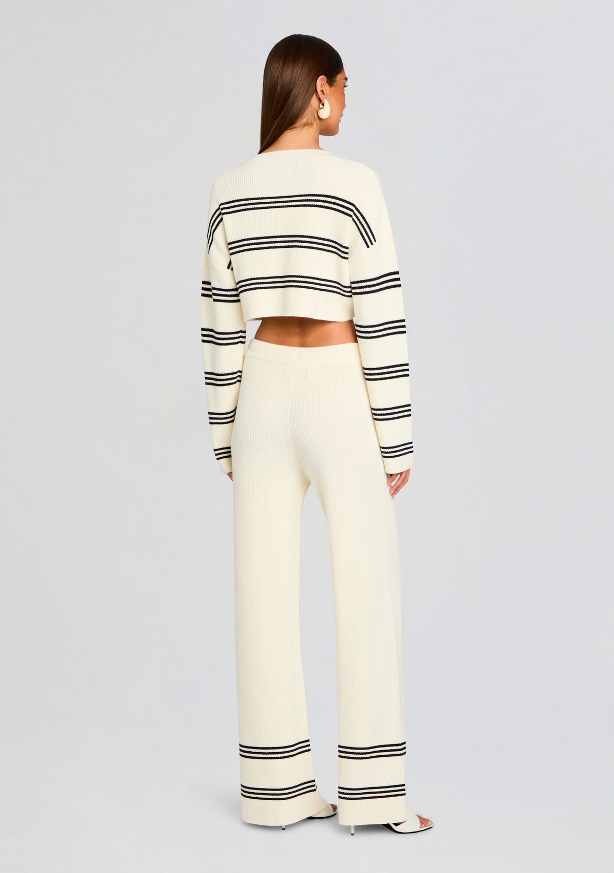 Sharlie Sweater by SEROYA in Eggshell/ Black, product image 4