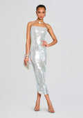 Alana Sequin Dress by retrofête in Ice Blue, product image 1