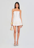 Clem Short Dress by Charo Ruiz in Ivory Nelüm, product image 1