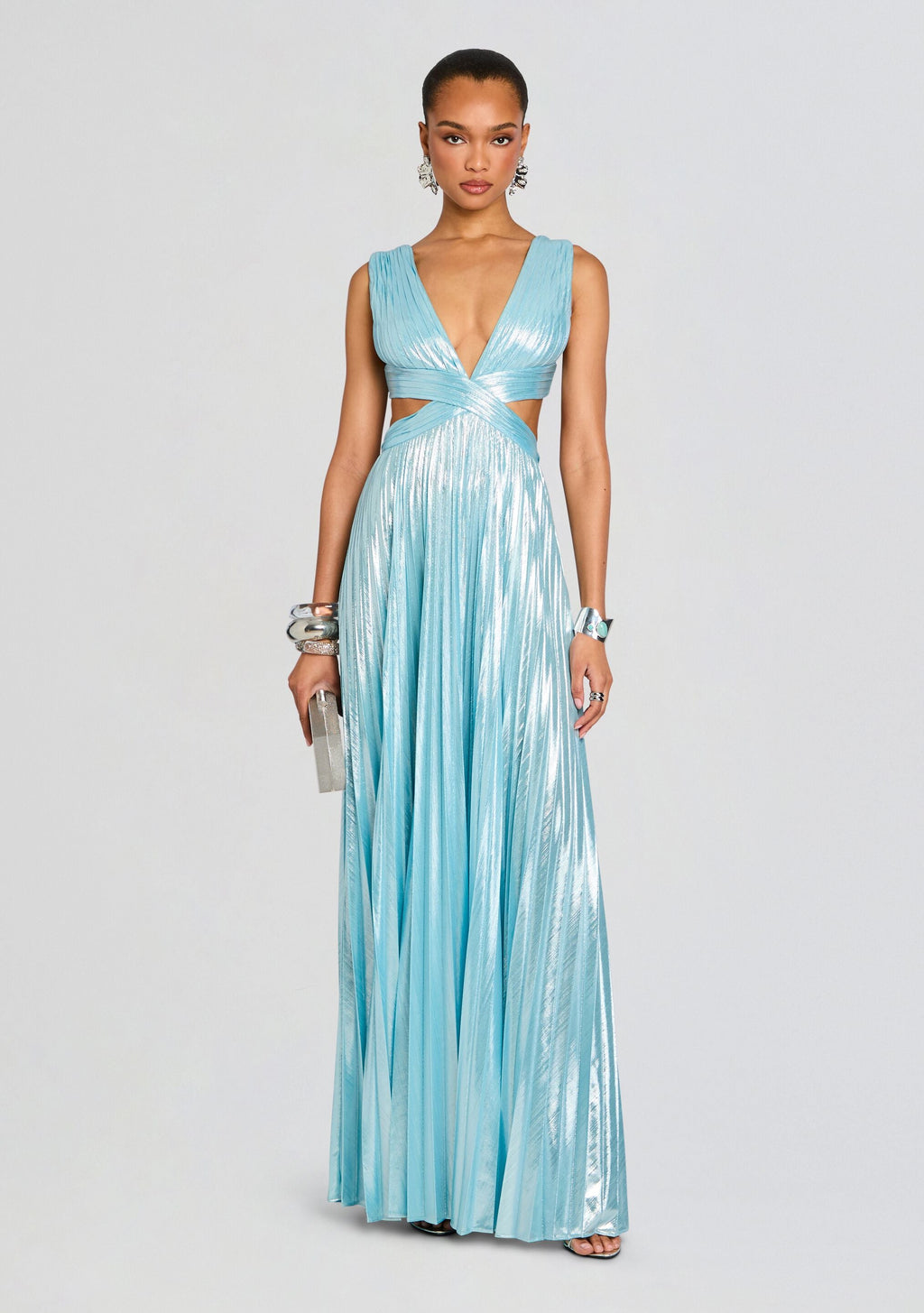 Dracey Dress by retrofête in Sky Blue, product image 1
