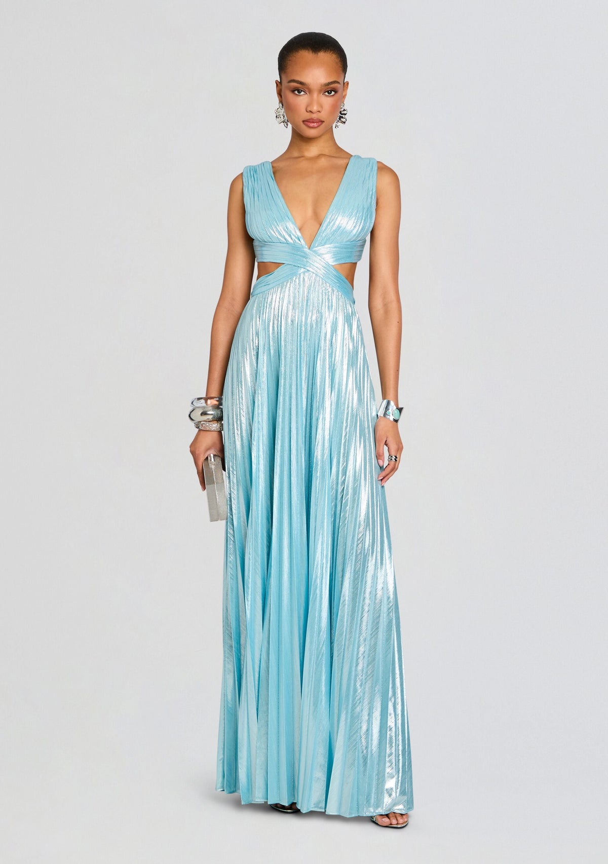 Dracey Dress by retrofête in Sky Blue, product image 1