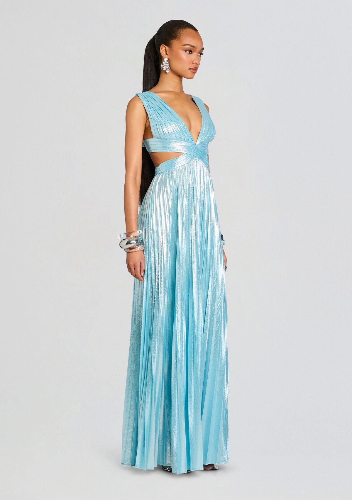 Dracey Dress by retrofête in Sky Blue, product image 3