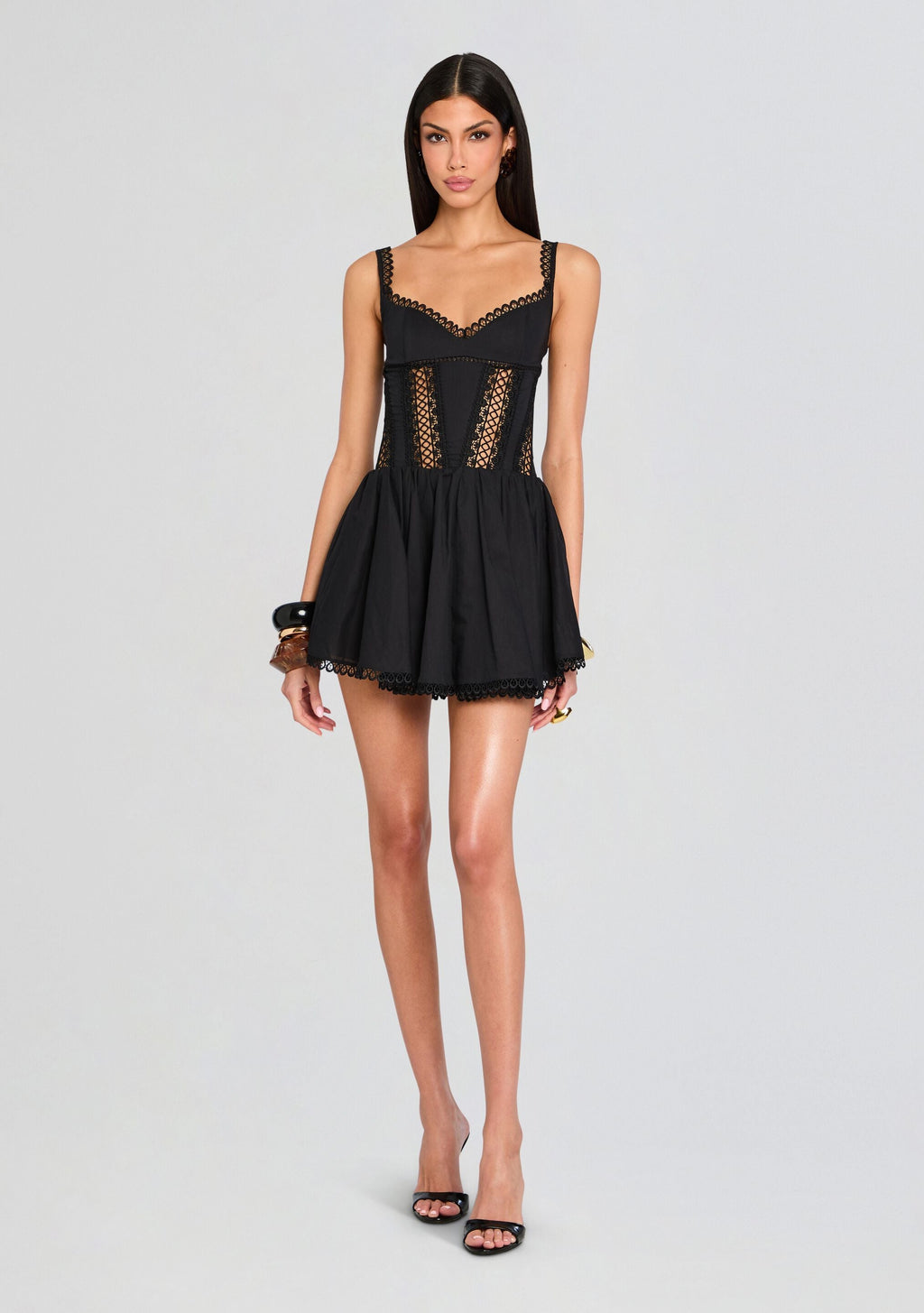 Gardenia Short Dress by Charo Ruiz in Black, product image 1