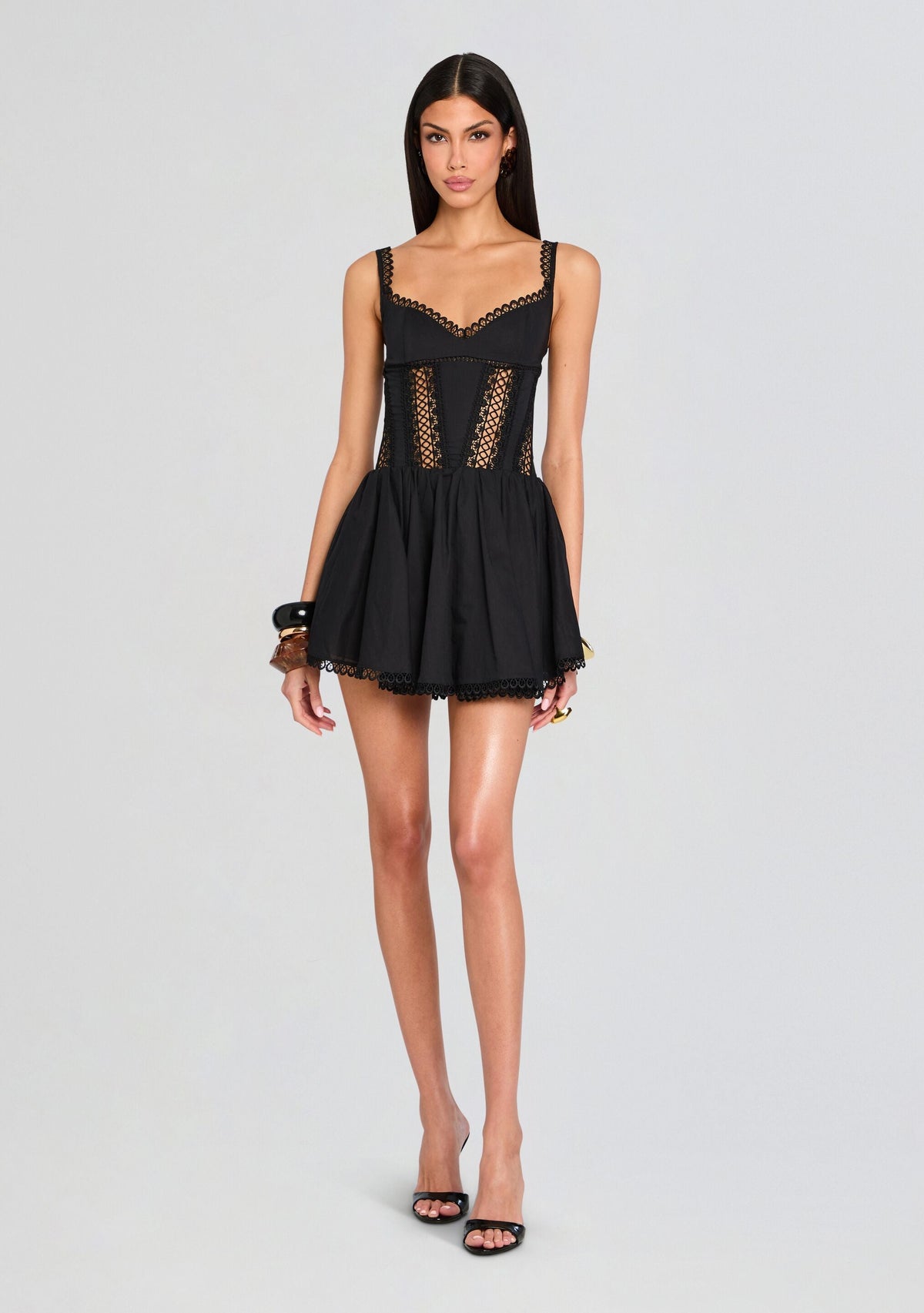 Gardenia Short Dress by Charo Ruiz in Black, product image 1