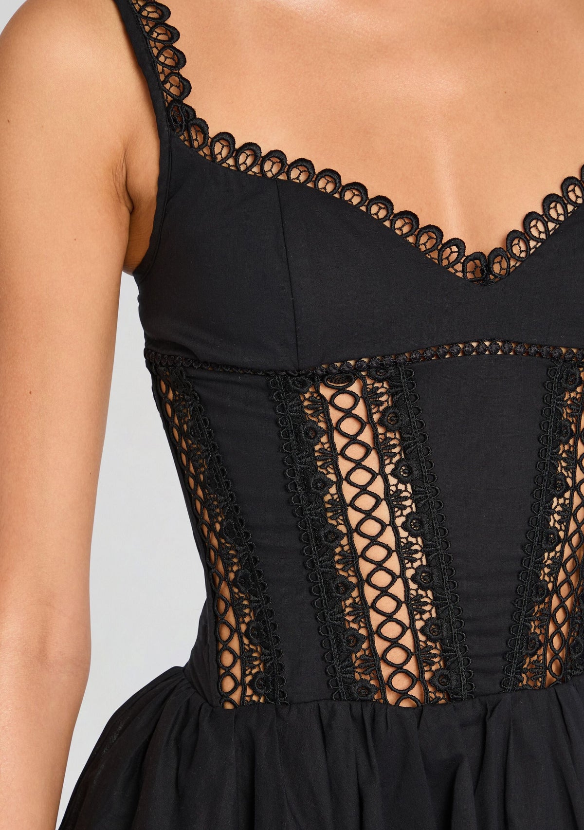 Gardenia Short Dress by Charo Ruiz in Black, product image 2