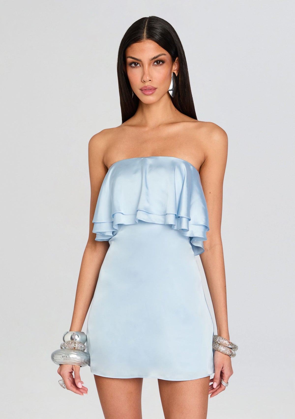 Juniper Dress by retrofête in Ice Blue, product image 5