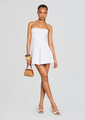 Persephonie Bandage Knit Dress by retrofête in White, product image 1