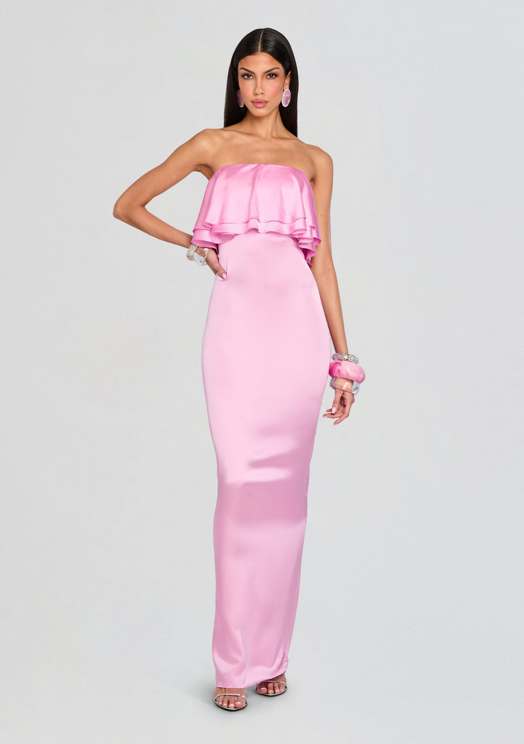 Queenie Dress by retrofête in Camellia, product image 1