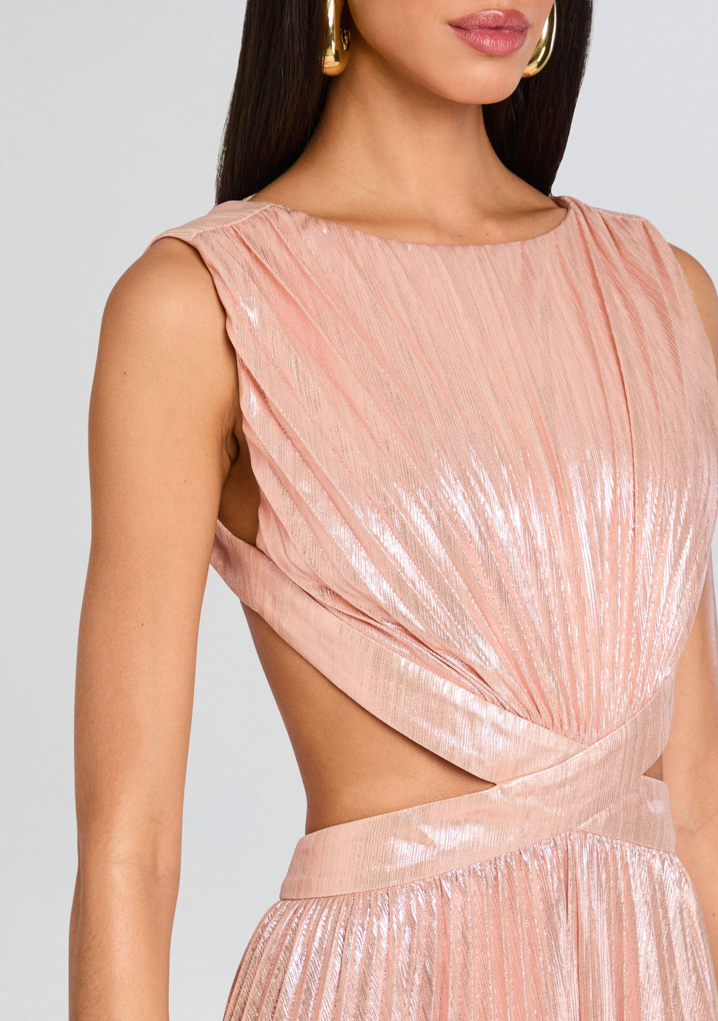 Remington Dress by retrofête in Metallic Primrose, product image 2