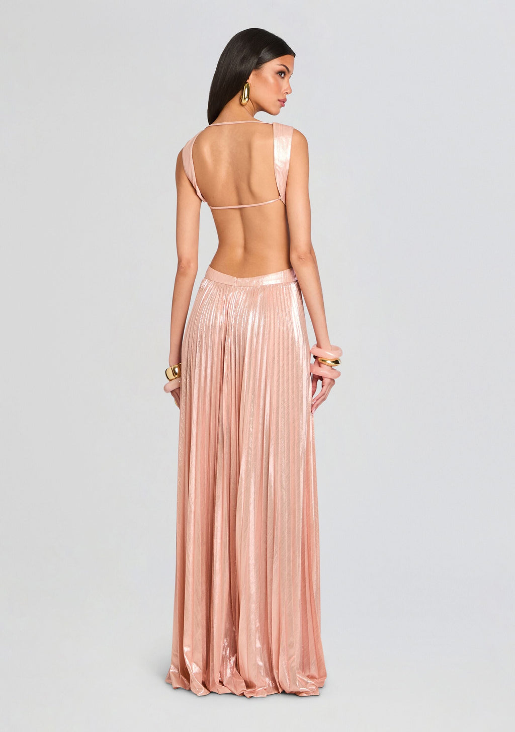 Remington Dress by retrofête in Metallic Primrose, product image 4