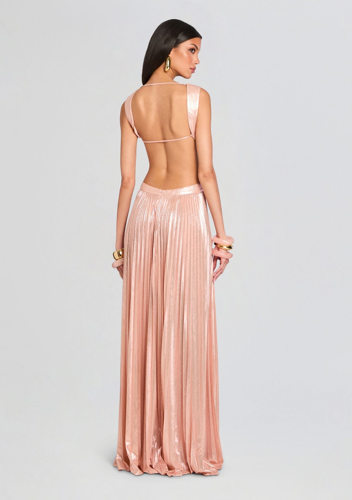 Remington Dress by retrofête in Metallic Primrose, product image 4