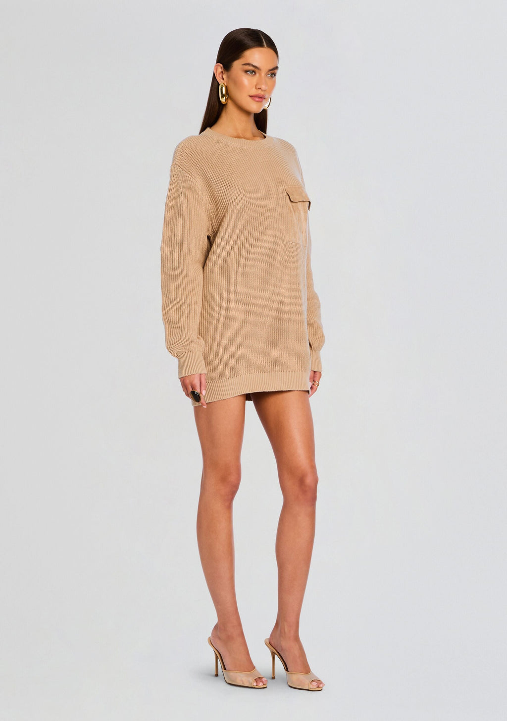 Devin Sweater by SEROYA in Tan, product image 3