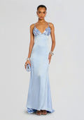 Oline Embroidered Dress by retrofête in Ice Blue, product image 1