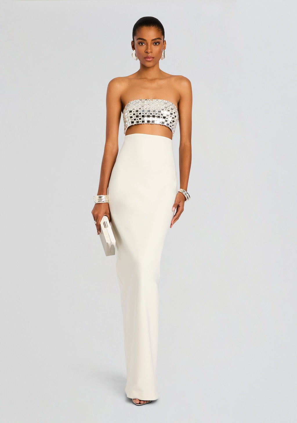 Esmerelda Dress by retrofête in White, product image 1