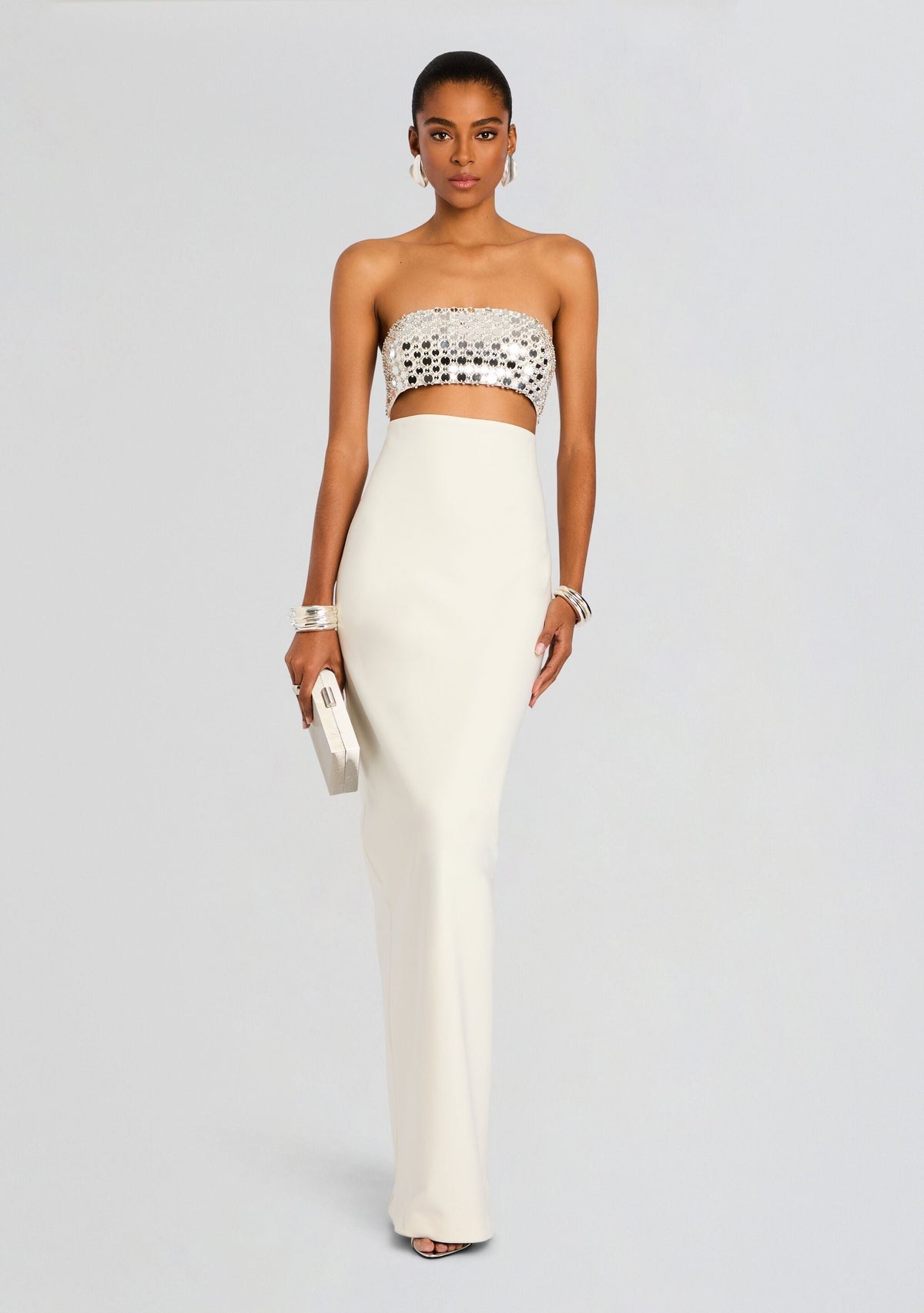 Esmerelda Dress by retrofête in White, product image 1