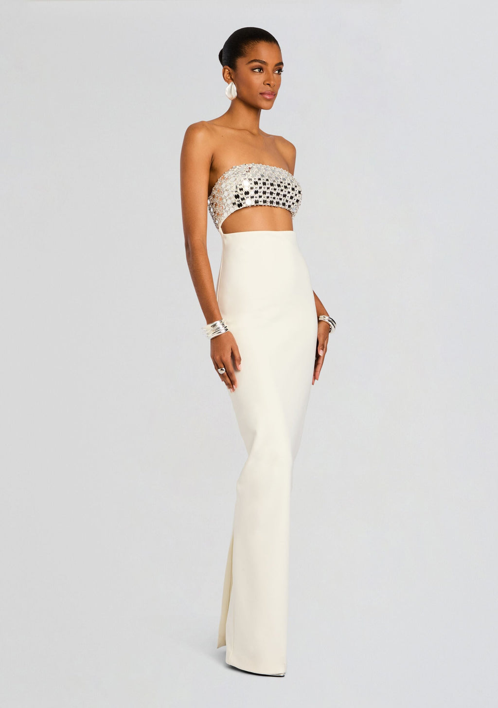 Esmerelda Dress by retrofête in White, product image 4
