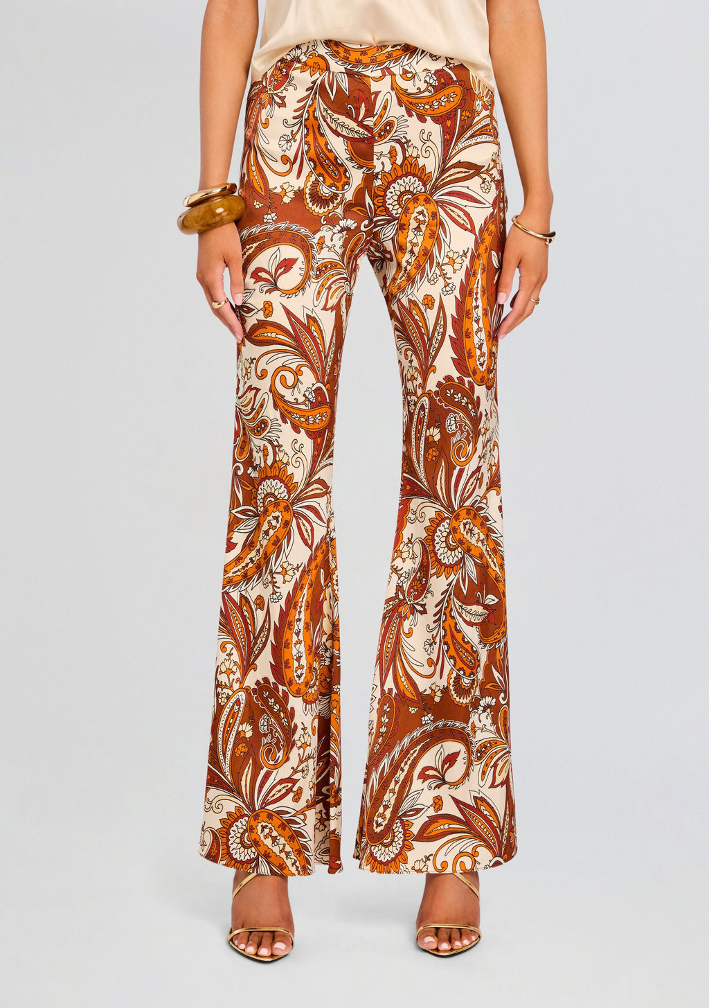 Harmoni Pant by retrofête in Terracotta Paisley, product image 1