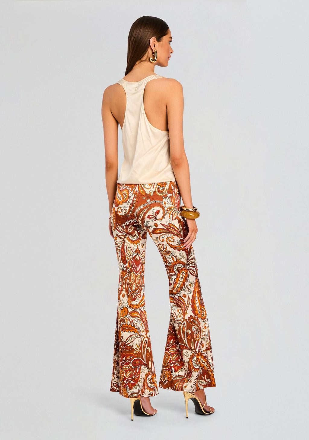 Harmoni Pant by retrofête in Terracotta Paisley, product image 5