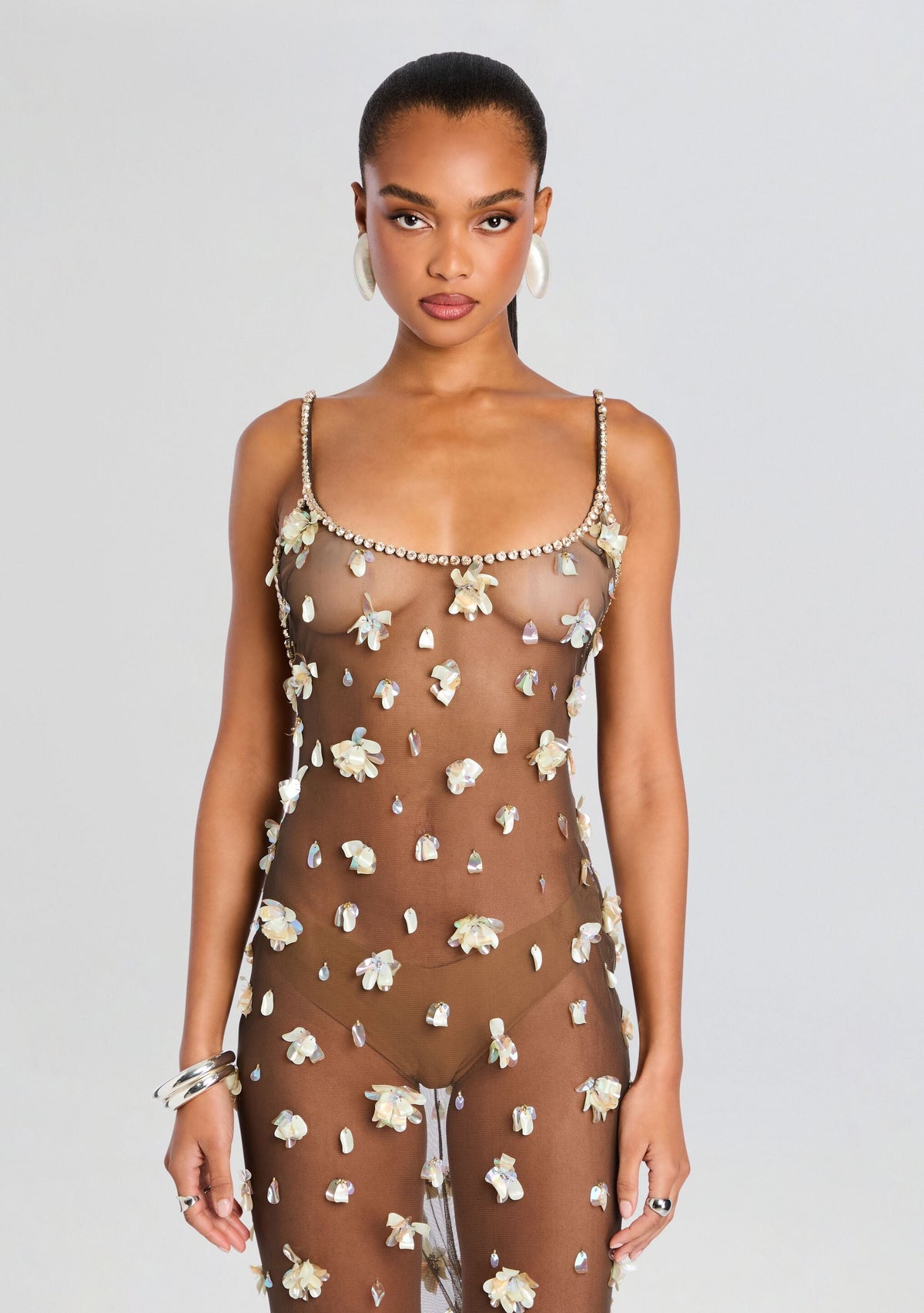 Algea Dress by retrofête in Dusk/Pearl, product image 6