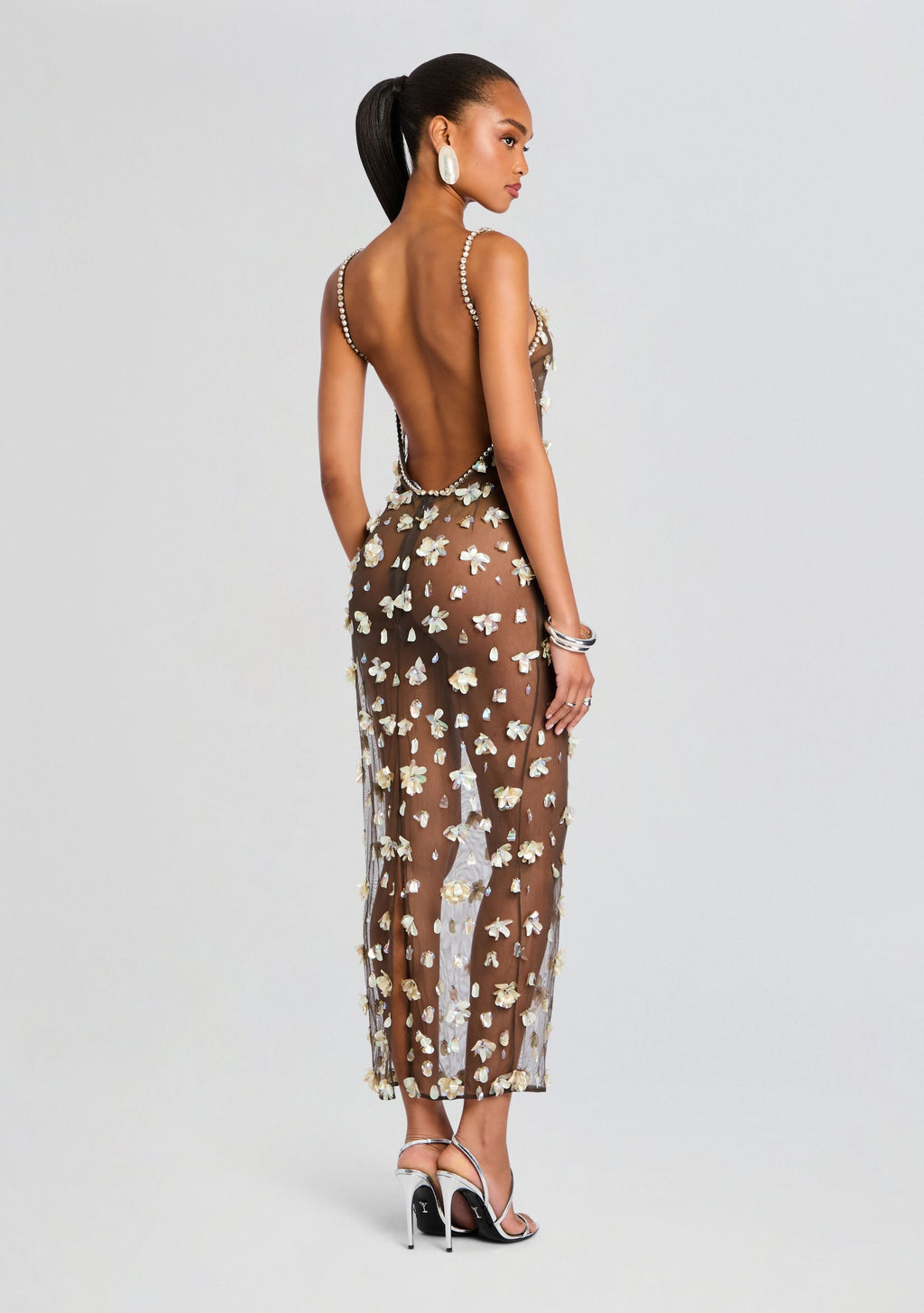 Algea Dress by retrofête in Dusk/Pearl, product image 5