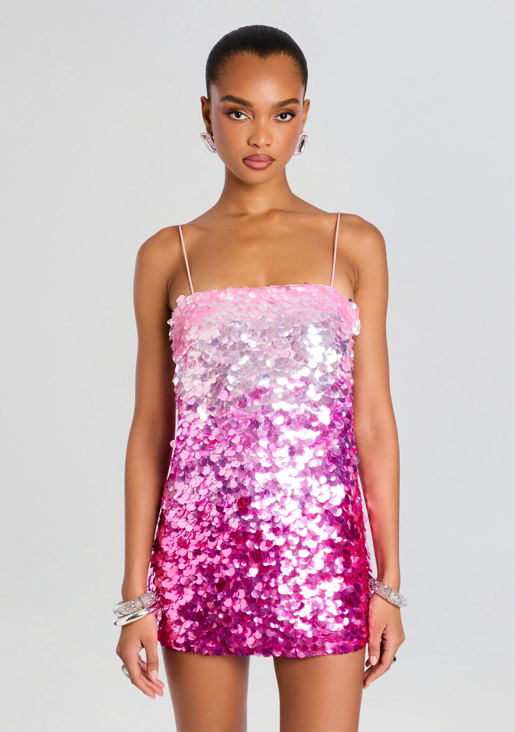 Eleanora Sequin Dress by retrofête in Camellia Ombre, product image 5