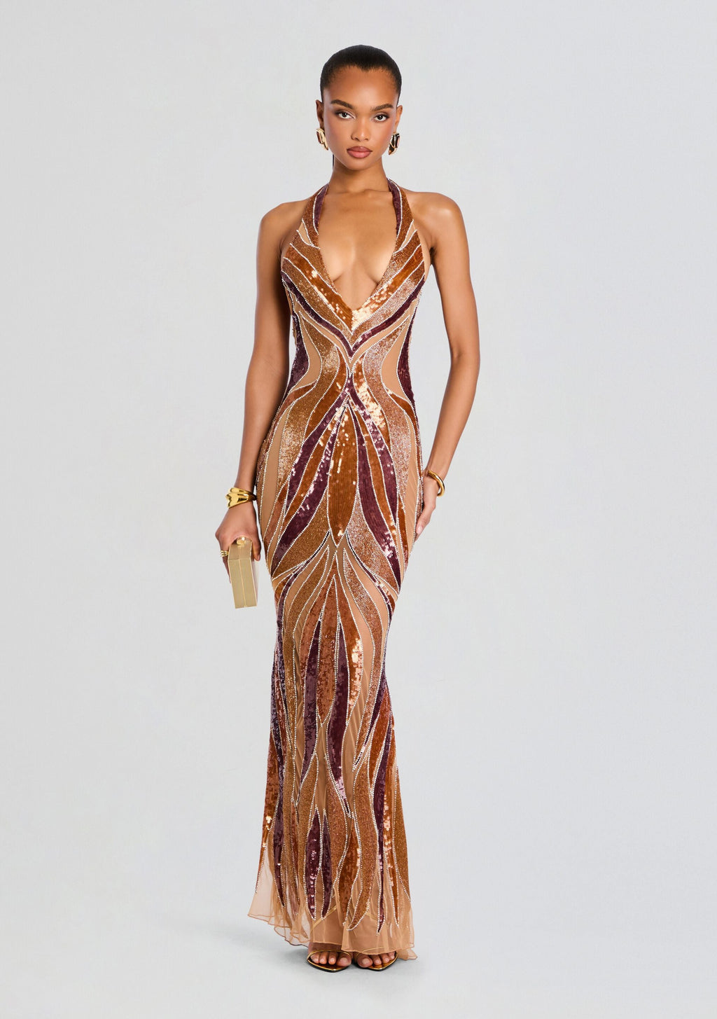 Emryn Embellished Dress by retrofête in Multi, product image 1