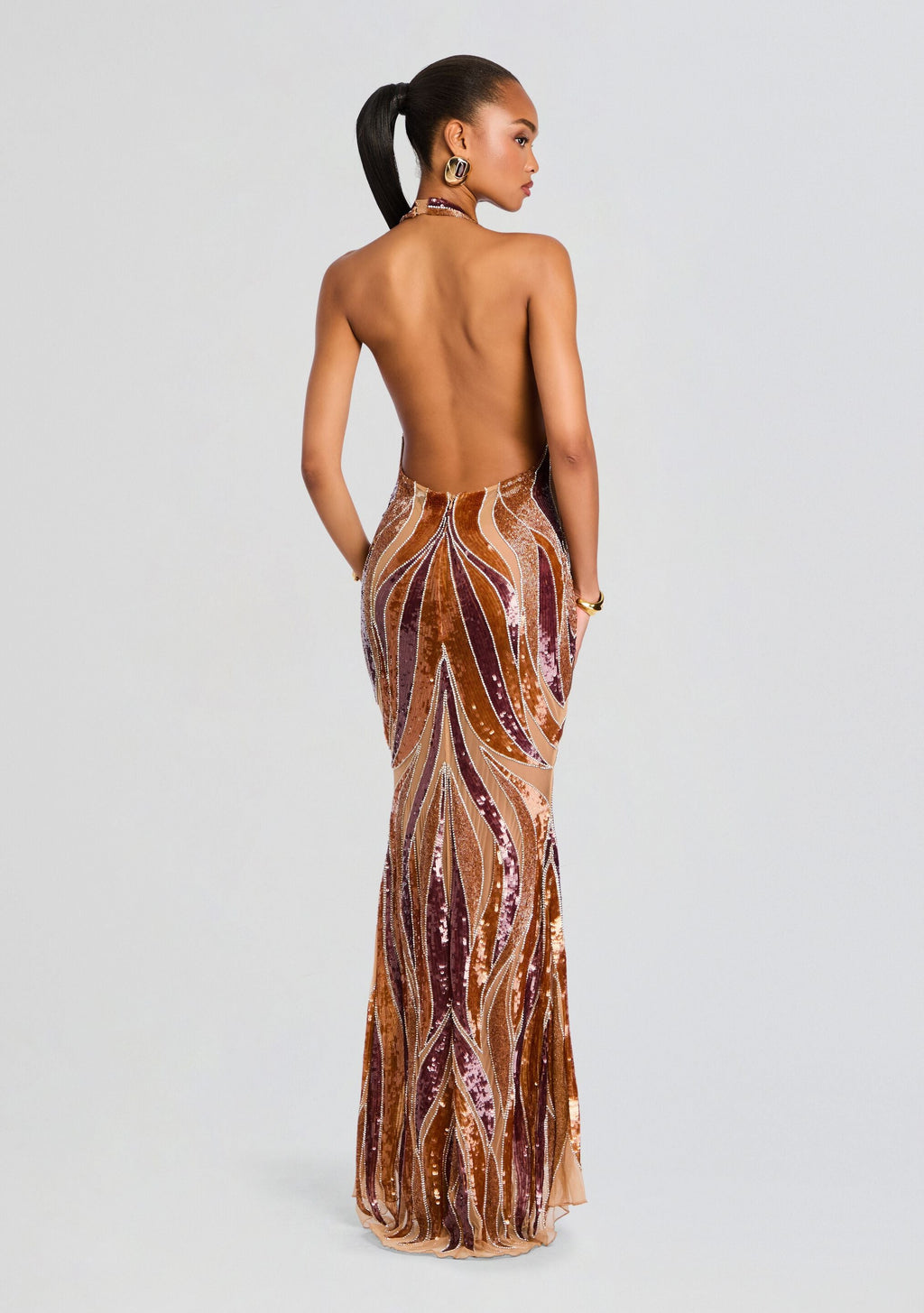 Emryn Embellished Dress by retrofête in Multi, product image 5