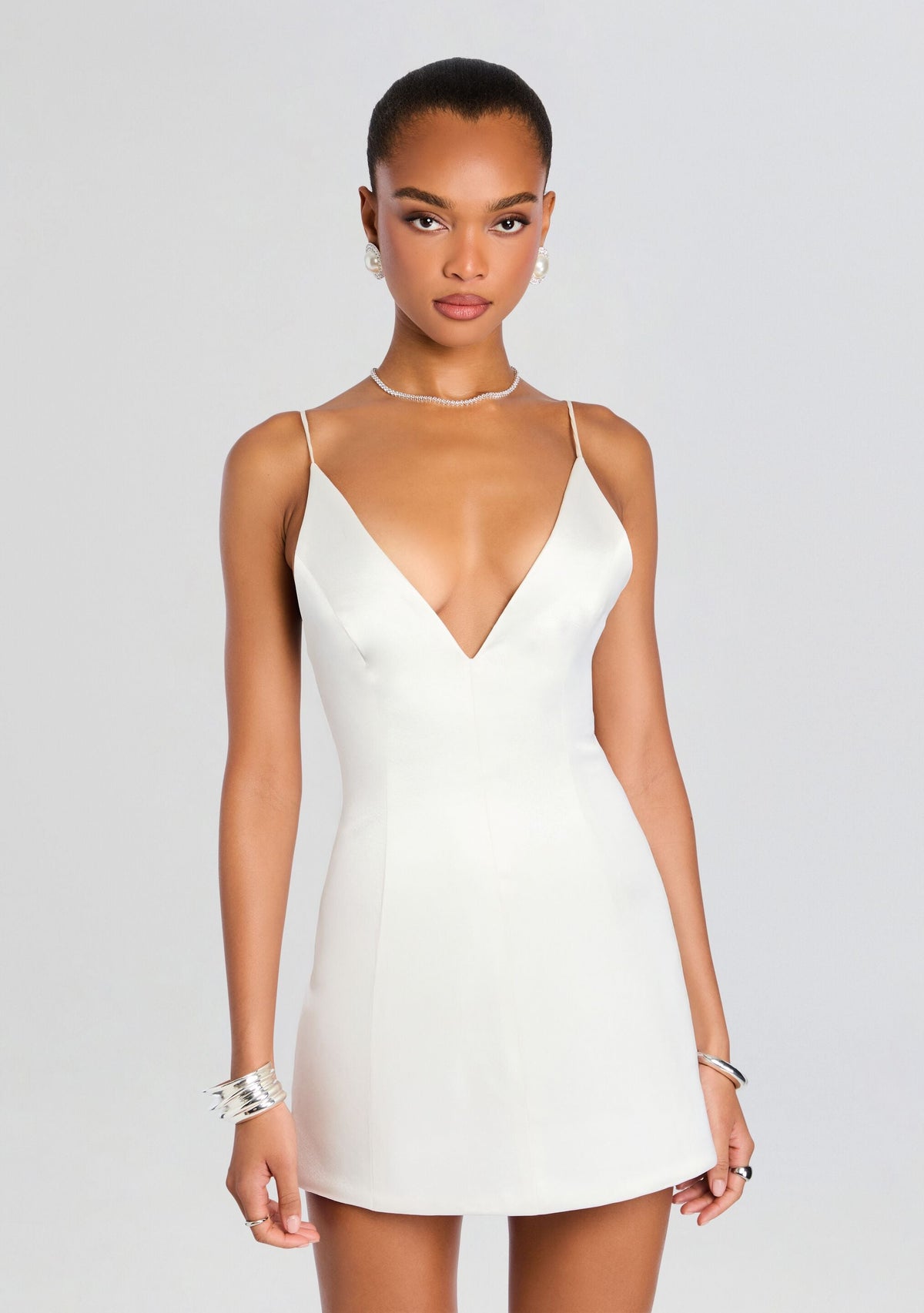 Giavanna Dress by retrofête in White, product image 6