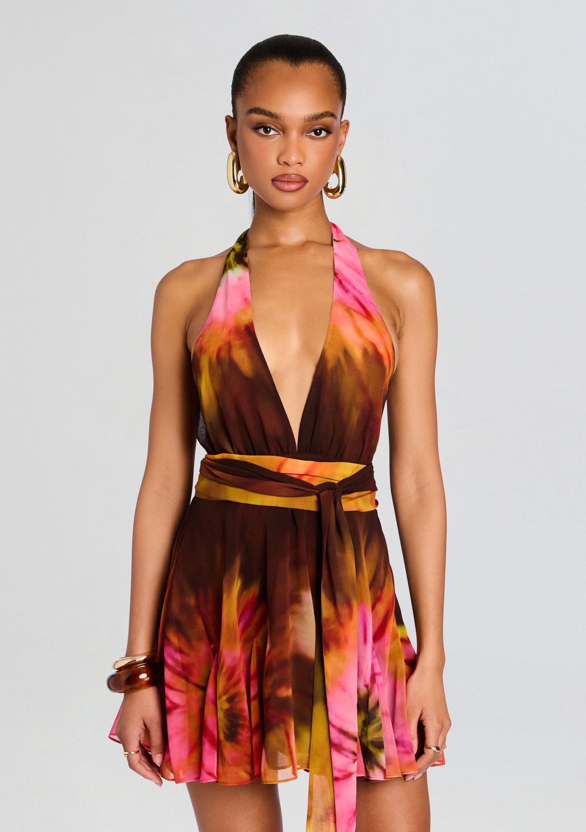 Briola Chiffon Dress by retrofête in Orenda, product image 5