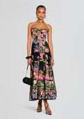 Danny Long Dress by Charo Ruiz in Black Botanic, product image 1