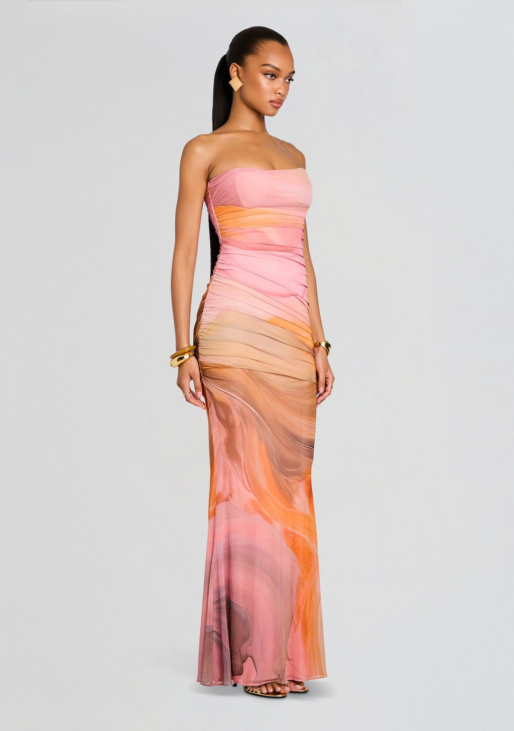 Isadore Dress by retrofête in Contour Brushstroke, product image 3