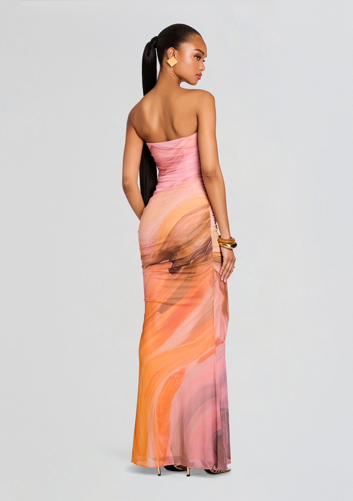 Isadore Dress by retrofête in Contour Brushstroke, product image 4