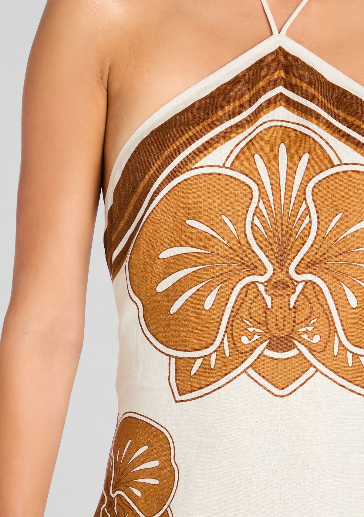 Kora Maxi Dress by Shani Shemer in Brown Print 131, product image 2