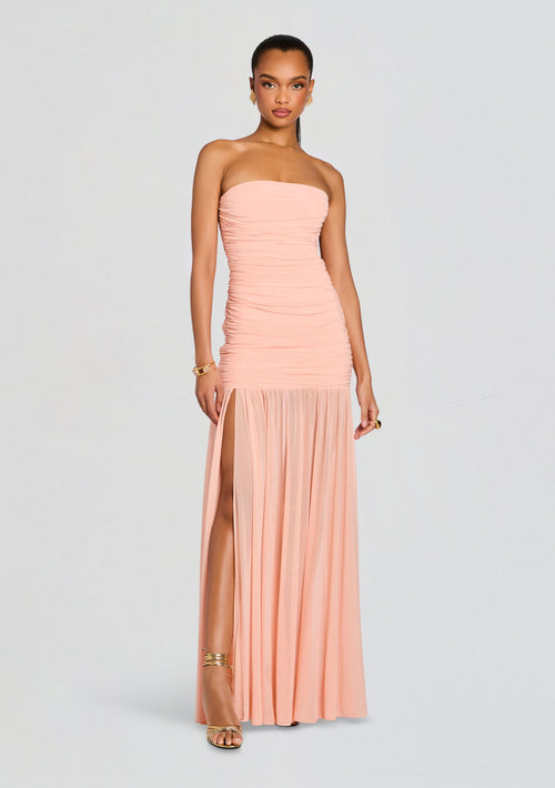 Adele Dress by retrofête in Peche, product image 1