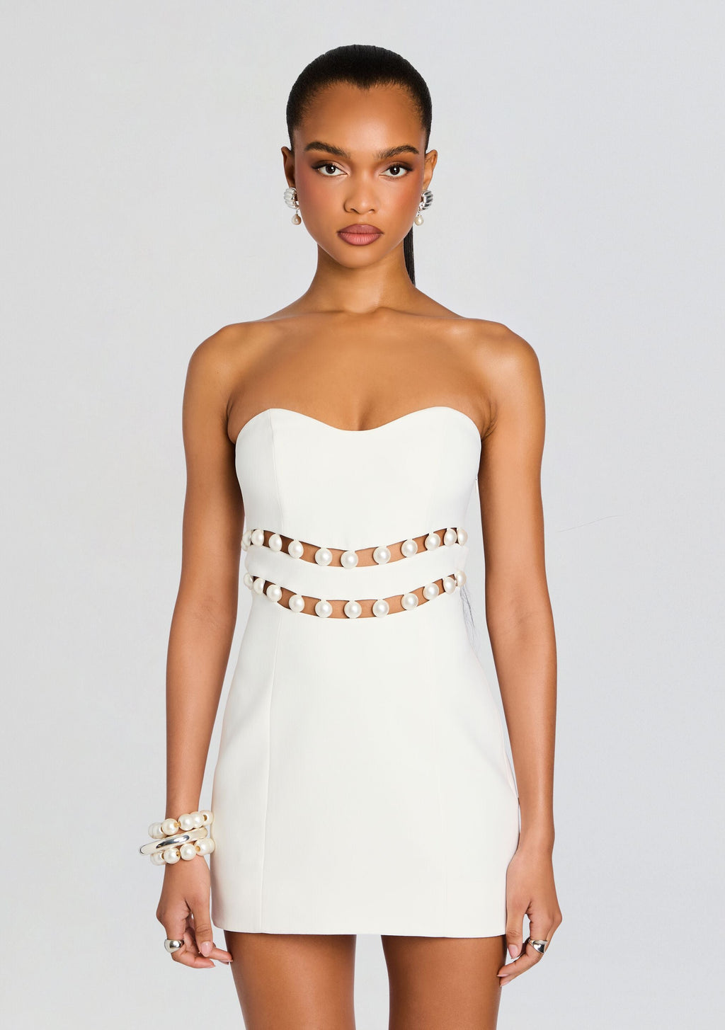 Alyce Dress by retrofête in White, product image 6