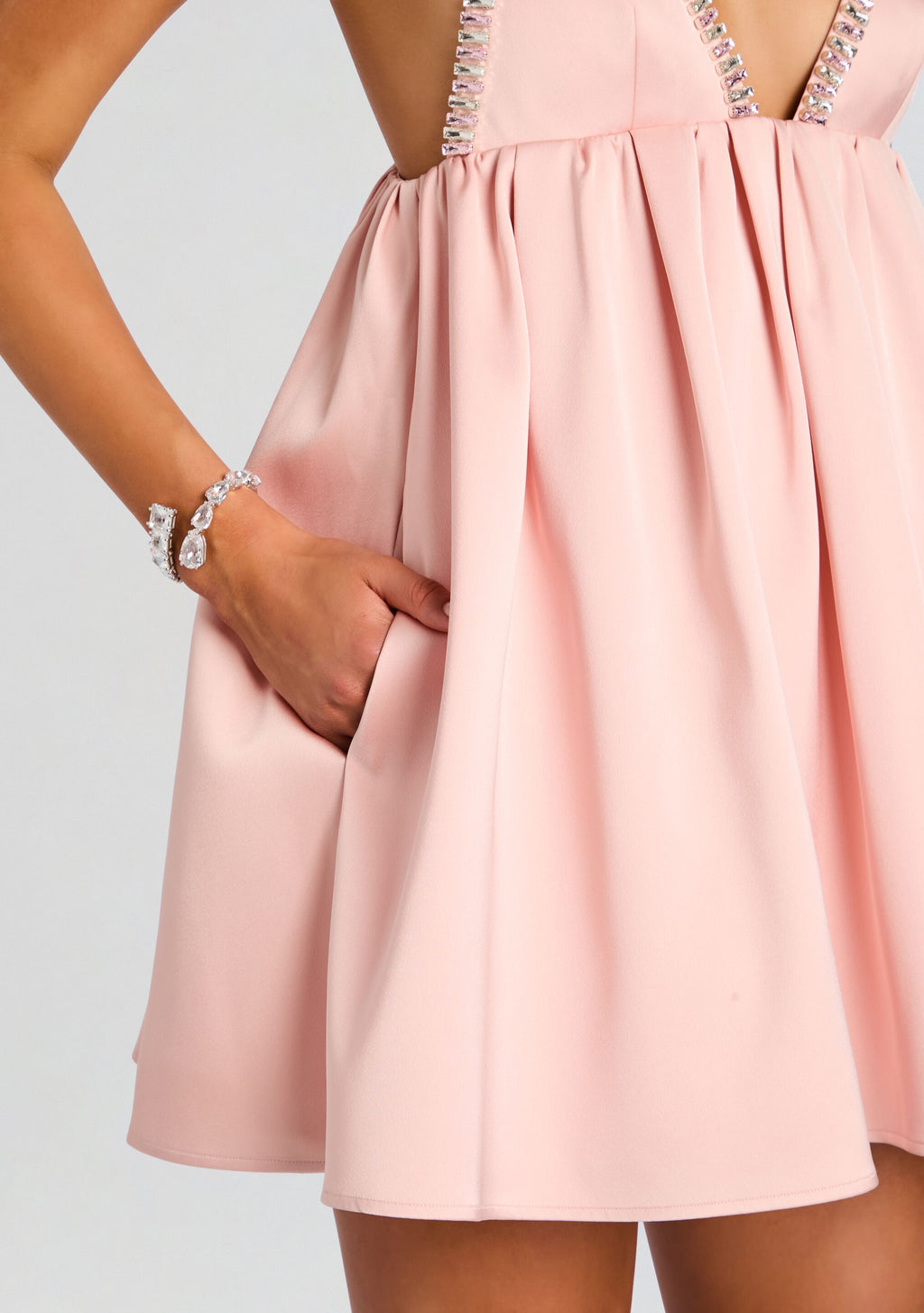 Aniyah Dress by retrofête in Peche, product image 2