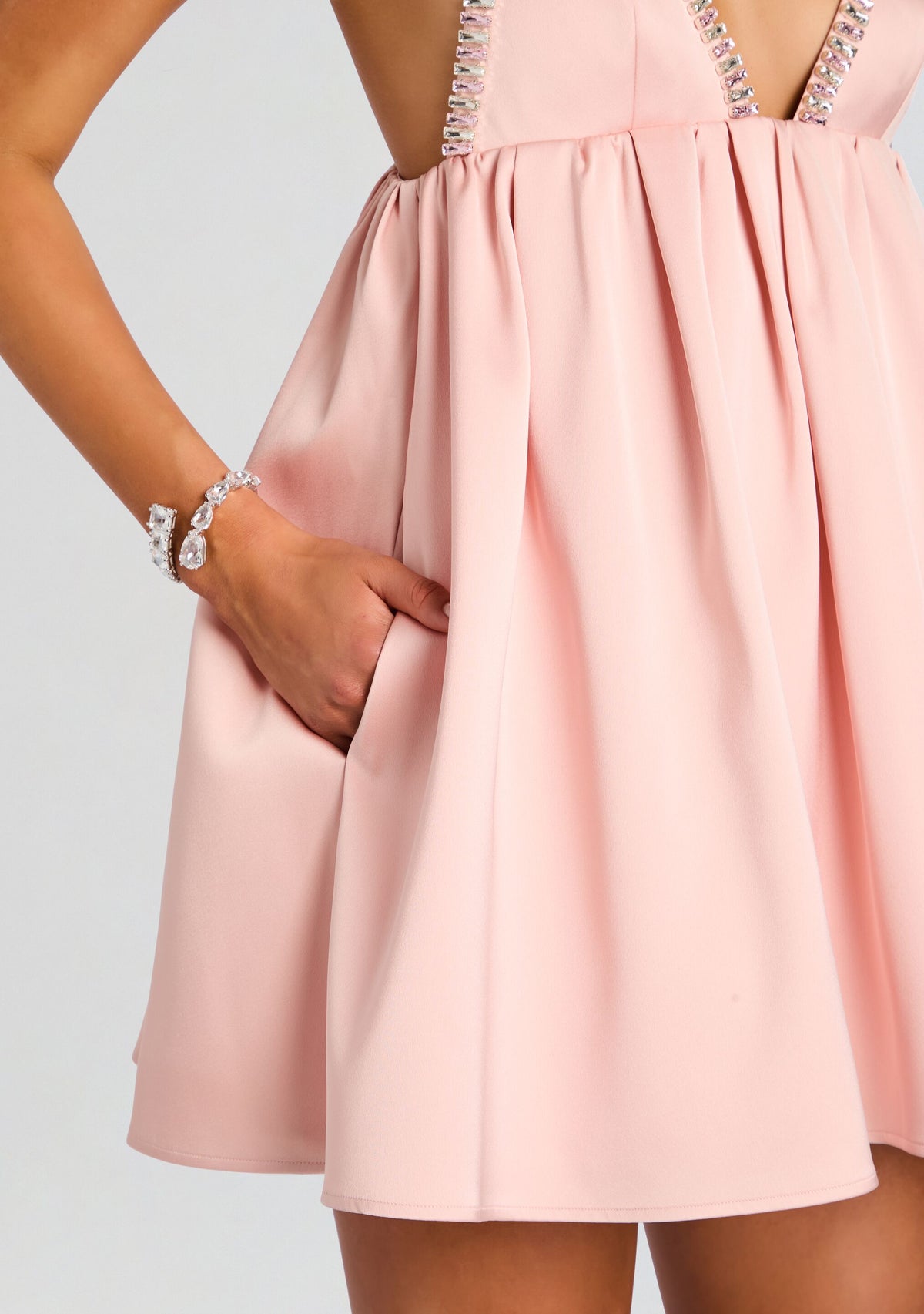 Aniyah Dress by retrofête in Peche, product image 2