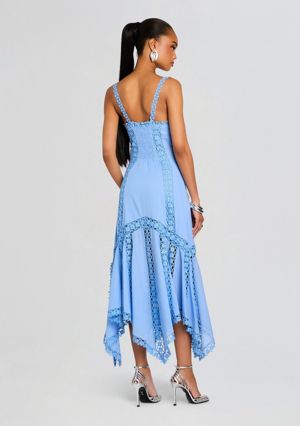Blossel Long Dress by Charo Ruiz in Blue Washed, product image 4