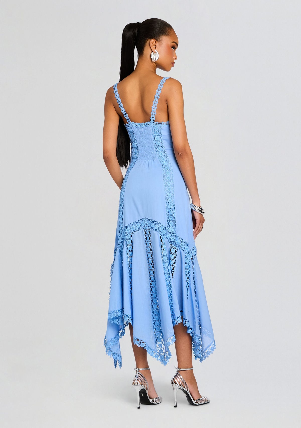 Blossel Long Dress by Charo Ruiz in Blue Washed, product image 4