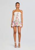 Cusia Short Dress by Charo Ruiz in White Botanic, product image 1