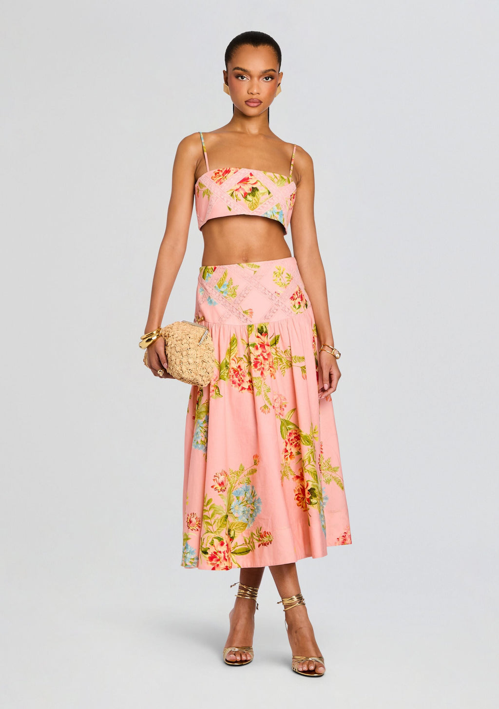 Dhun Bustier Top by Hemant & Nandita in Multi, product image 5